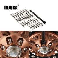 INJORA 30PCS M2.5 Metal Screws for 1.9" and 2.2" Wheel Rims