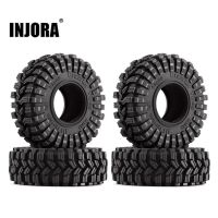 INJORA 1.0" 62*22mm S5 Super Soft Sticky All Terrain Tires for 1/18 1/24 RC Crawlers (4) (T1014)