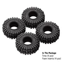 INJORA 1.0" 62*22mm S5 Super Soft Sticky All Terrain Tires for 1/18 1/24 RC Crawlers (4) (T1014)