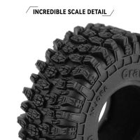 INJORA 1.0" 57*22mm S5 Rock Crawling Tires for 1/18 1/24 RC Crawlers (4) (T1016)