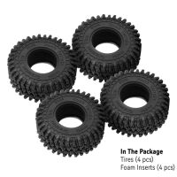 INJORA 1.0" 57*22mm S5 Rock Crawling Tires for 1/18 1/24 RC Crawlers (4) (T1016)