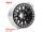 INJORA 4PCS 1.9" 12-spoke Metal Beadlock Wheel Rims for 1/10 RC Rock Crawler Black