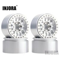 INJORA 4PCS 1.9" 12-spoke Metal Beadlock Wheel Rims...