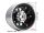 INJORA 4PCS 1.9" 12-spoke Metal Beadlock Wheel Rims for 1/10 RC Rock Crawler Silver-Black