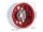 INJORA 4PCS 1.9" 12-spoke Metal Beadlock Wheel Rims for 1/10 RC Rock Crawler Red