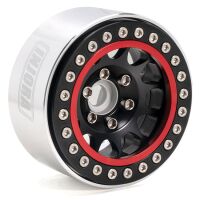 INJORA 4PCS 1.9" Beadlock Wheel Rim Hub CNC Aluminum...