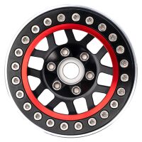 INJORA 4PCS 1.9" 12-spoke Beadlock Wheel Rim Hub CNC Aluminum for 1/10 RC Crawlers