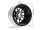INJORA 4PCS 2.2" Silver Aluminum Beadlock Wheel Rims for 1/10 RC Rock Crawler Silver-Black