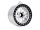 INJORA 4PCS 2.2" Silver Aluminum Beadlock Wheel Rims for 1/10 RC Rock Crawler Black-Silver