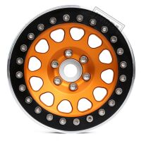 thumbnail image 2 of INJORA 2.2 Inch RC Beadlock Wheels - 4pcs Gold Rims For 1:10 Scale Rock Crawlers 2 of 14