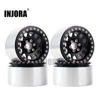 INJORA 4PCS 2.2 Aluminum Beadlock Wheel Rims for 1/10 RC...
