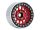 INJORA 4PCS 1.9" 12-Spokes Beadlock Wheel Rim for 1/10 RC Crawler Red