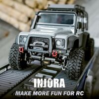 INJORA CNC Aluminum Front Rear Bumper for 1/18 TRX4M Defender (4M-41)