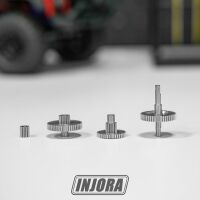 INJORA Stainless Steel 40.3:1 Low Range Transmission Gear Set for 1/18 TRX4M (4M-36)