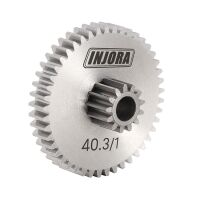 INJORA Stainless Steel 40.3:1 Low Range Transmission Gear Set for 1/18 TRX4M (4M-36)