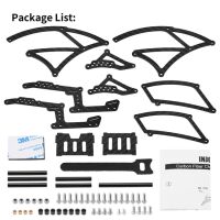 INJORA Kangaroo Carbon Fiber Chassis Frame Kit for 1/18 TRX4M (4M-39)