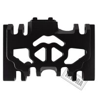 INJORA Aluminum Metal Gearbox Mount Holder for Traxxas TRX-4 Black