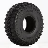 INJORA 1.0" 61*21mm Super Soft All Terrain Tires for 1/24 RC Crawlers (4) (T1009)