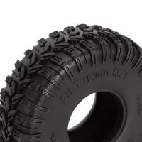 INJORA 1.0" 61*21mm Super Soft All Terrain Tires for 1/24 RC Crawlers (4) (T1009)