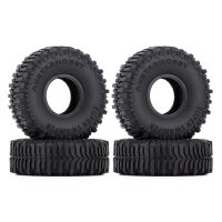 INJORA 1.0" 60*20mm Rubber Mud Tires for 1/24 RC...