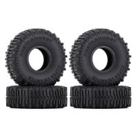 INJORA 1.0" 60*20mm Rubber Mud Tires for 1/24 RC Crawlers (4) (T2430)