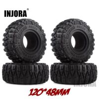 INJORA 4PCS 2.2" 120*48mm Mud Grappler Wheel Tires for 1/10 RC Rock Crawler