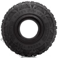 INJORA 4PCS 2.2 120*48mm Mud Grappler Wheel Tires for 1/10 RC Rock Crawler