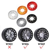 INJORA 4PCS CNC Aluminum Outer Beadlock Rings 8 ovals for INJORA 1.0 Wheel Rims Gold