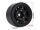 INJORA 1.0" 12-Spokes Beadlock Aluminum Wheel Rims for 1/24 RC Crawlers (4) (W1049) - Black