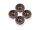 INJORA 1.9" Negative Offset 10.4mm Deep Dish Beadlock Wheel Rim for 1/10 RC Crawler (4) (W1949) Bronze