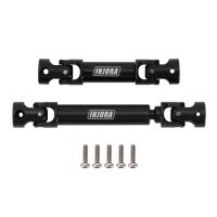 INJORA Black Hardened Steel Drive Shafts with D-shaped...