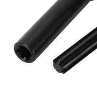 INJORA Black Hardened Steel Drive Shafts with D-shaped Holes for 1/18 TRX4M (4M-50BK) Black