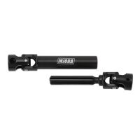 INJORA Black Hardened Steel Drive Shafts with D-shaped Holes for 1/18 TRX4M (4M-50BK) Black