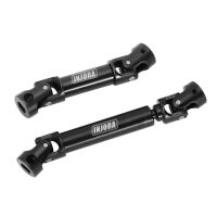 INJORA Black Hardened Steel Drive Shafts with D-shaped Holes for 1/18 TRX4M (4M-50BK) Black