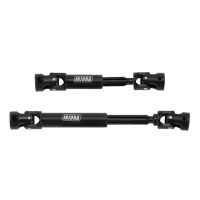 INJORA Black Hardened Steel Drive Shafts with D-shaped Holes for 1/18 TRX4M (4M-50BK) Black