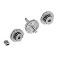 INJORA Underdrive 71% Stainless Steel Transmission Gear...