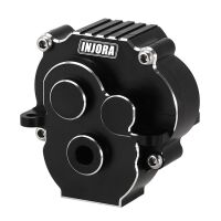 INJORA CNC Aluminum Transmission Housing with Bearings for 1/18 TRX4M (4M-51) Black