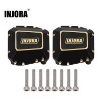 INJORA 2pcs 38g Black Brass Diff Covers for 1/10 SCX10 PRO & SCX10 III AR45