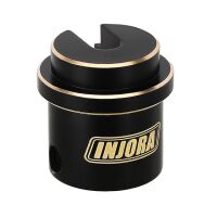 INJORA Black Brass Shock Lower Spring Retainer for 1/10 Axial SCX10 PRO