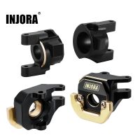 INJORA Black Brass C Hub Carrier Steering Knuckle Set For...