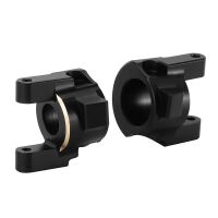 INJORA Black Brass C Hub Carrier Steering Knuckle Set For 1/10 SCX10 PRO