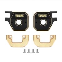 INJORA Black Brass C Hub Carrier Steering Knuckle Set For 1/10 SCX10 PRO