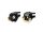 INJORA Black Brass C Hub Carrier Steering Knuckle Set For 1/10 SCX10 PRO