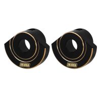 INJORA Black Brass Rear Axle Tube Cap for 1/10 Axial SCX10 PRO