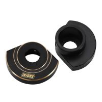 INJORA Black Brass Rear Axle Tube Cap for 1/10 Axial SCX10 PRO