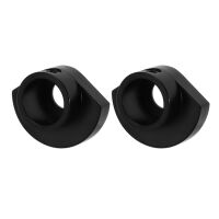 INJORA Black Brass Rear Axle Tube Cap for 1/10 Axial SCX10 PRO