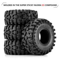 INJORA Swamp Stomper 1.0" 58*24mm S5 Crawler Tires for 1/24 1/18 RC Crawlers (4) (T1015)