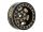 INJORA 1.0 Plus 6-Spoke Brass Beadlock Wheels 43g/pcs offset -3.75mm for 1/18 1/24 RC Crawler (4) (W1103) Black and Gold