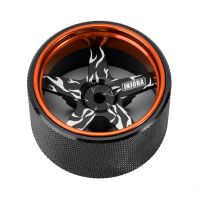 INJORA Aluminium Steering Wheel for TQI Transmitter TRX4M TRX4 TRX6 Slash Summit Orange