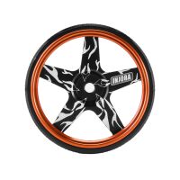 INJORA Aluminium Steering Wheel for TQI Transmitter TRX4M TRX4 TRX6 Slash Summit Orange